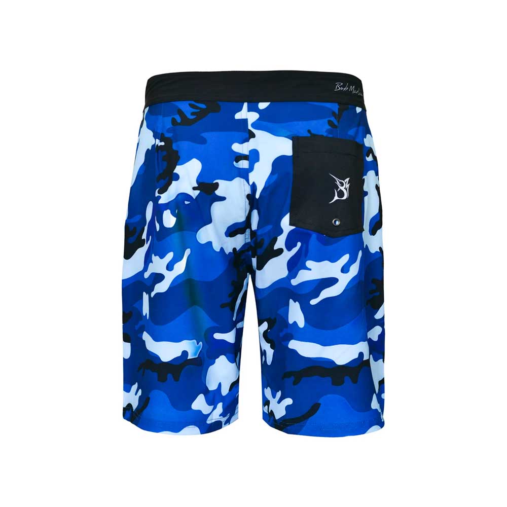 Board Short Bob Camo Blue – Bob Marlin USA